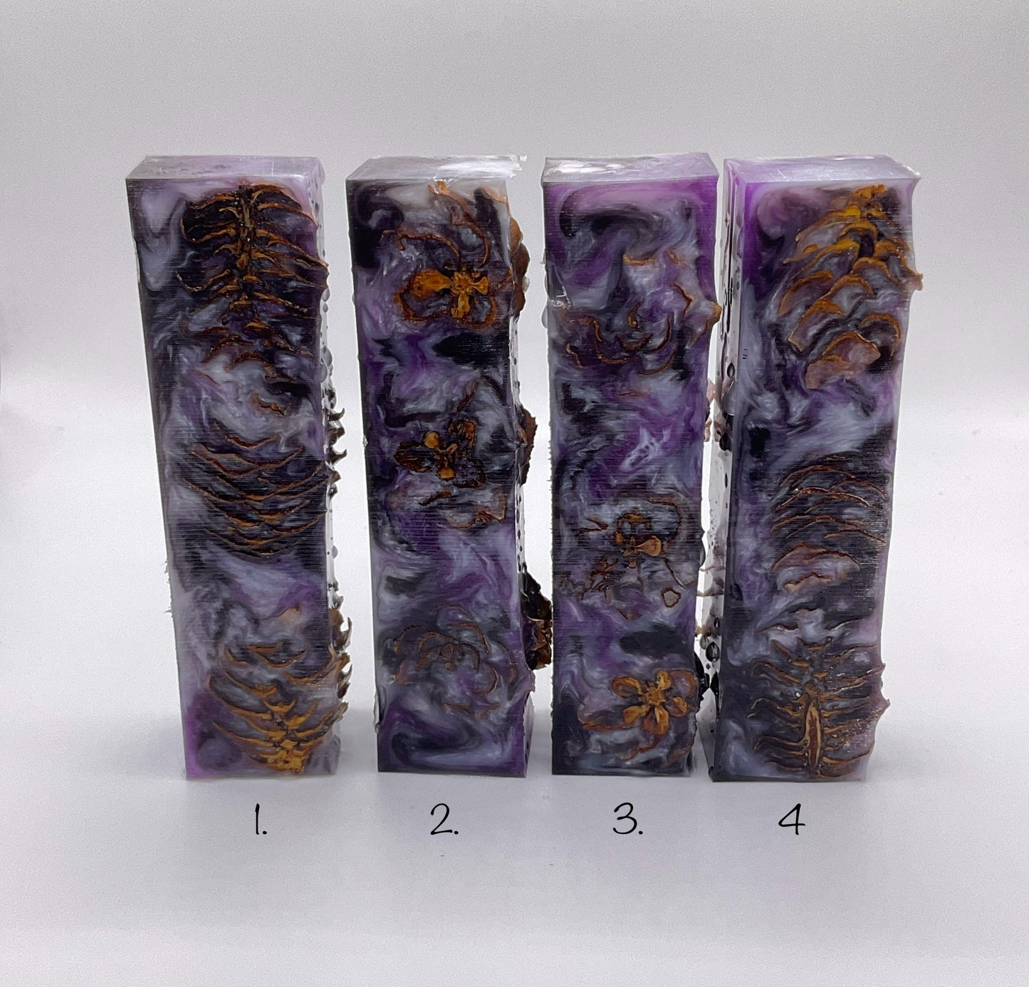 Orchid & Pinecones Mini 4 inch