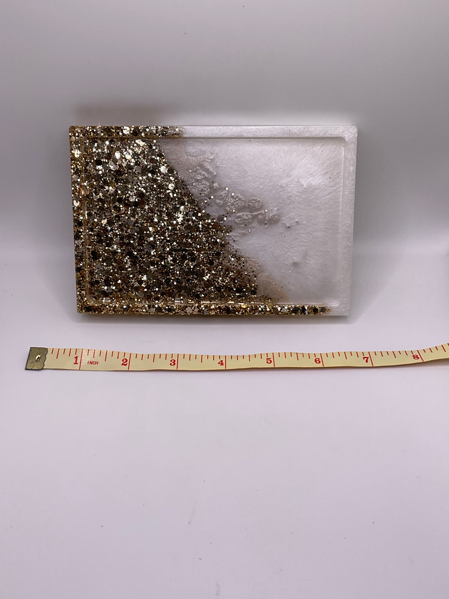 Champagne Rectangle Trinket Tray 128 (6X4inches)