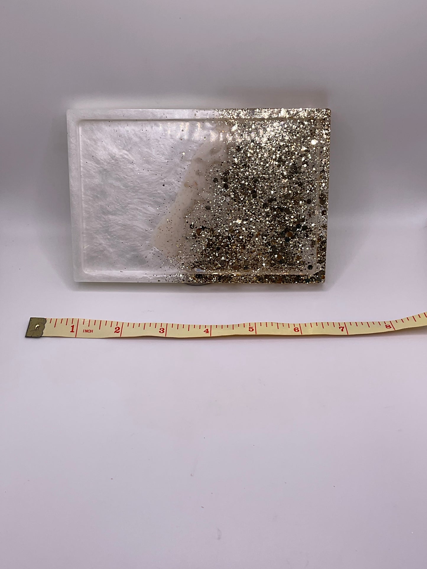 Champagne Rectangle Trinket Tray 129 (6X4inches)