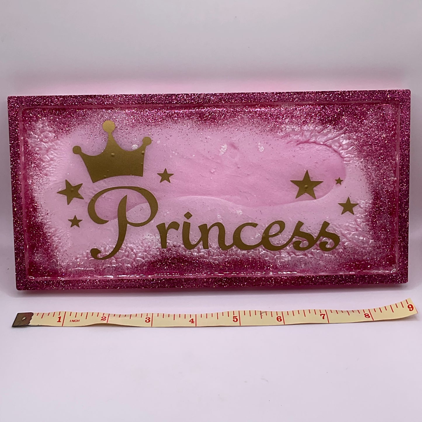All Things Princess Rectangle Trinket Tray 194 (4.5 X 9 inches)