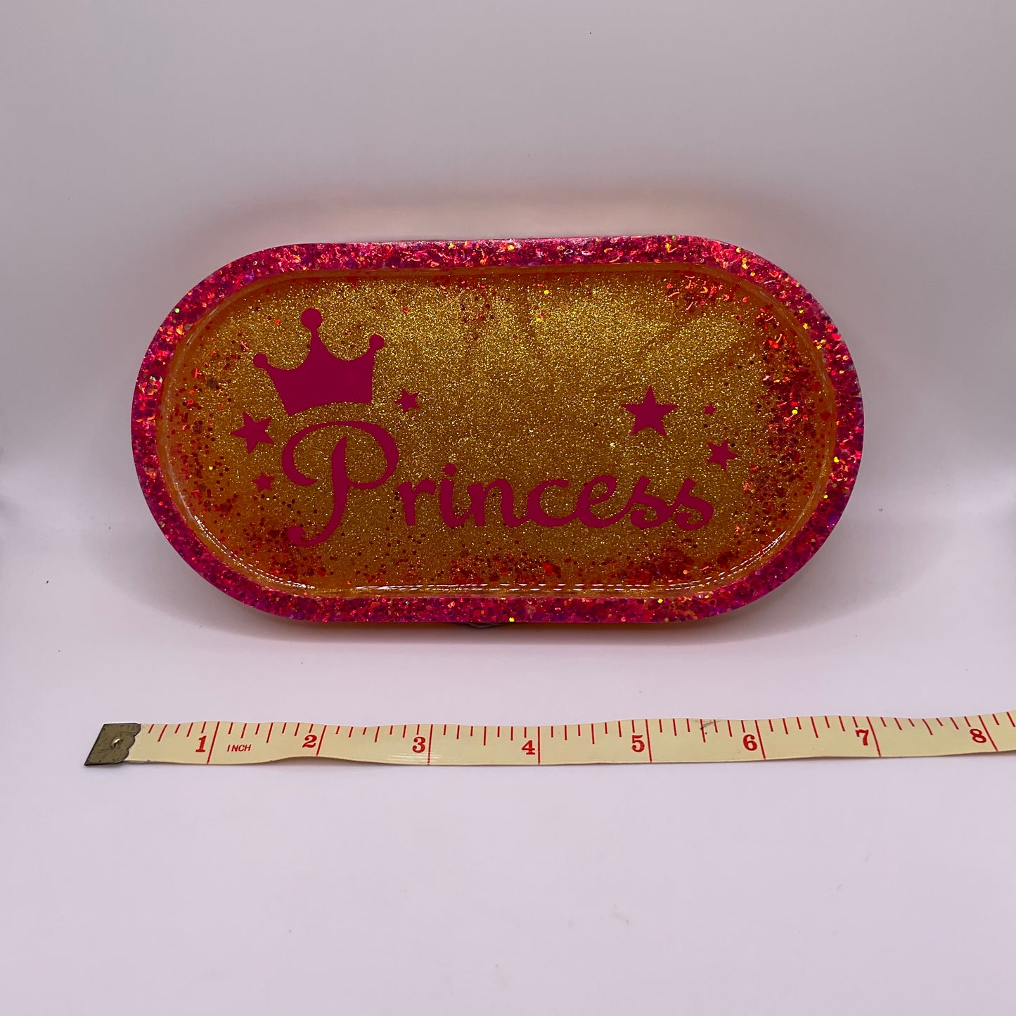 All Things Princess Oval Trinket Tray 199 (4 X 7 inches)