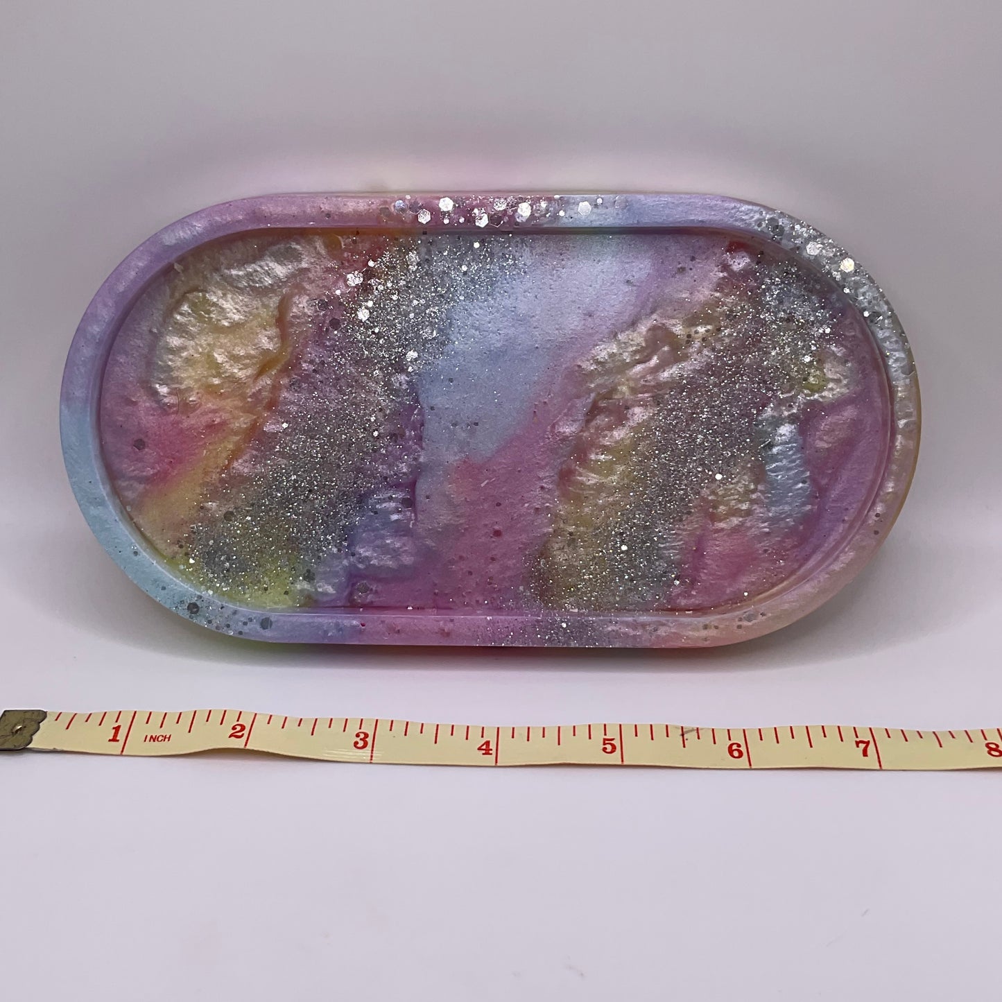 Magical Unicorn Oval Trinket Tray 205 (7X3.5inches)
