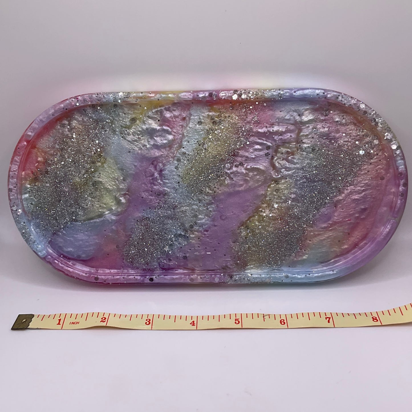 Magical Unicorn Oval Trinket Tray 206 (9X4 inches)