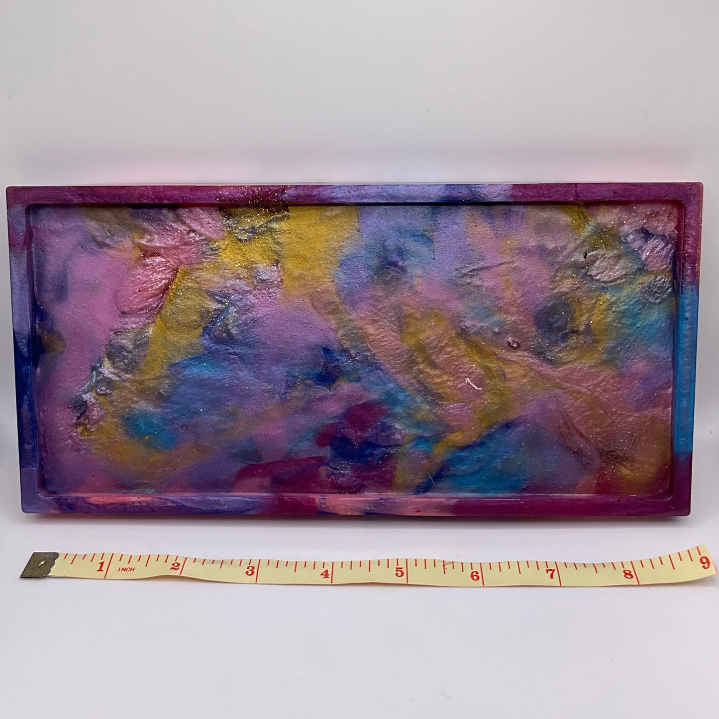 Purple Owl Rectangle Trinket Tray 222 (9X4inches)
