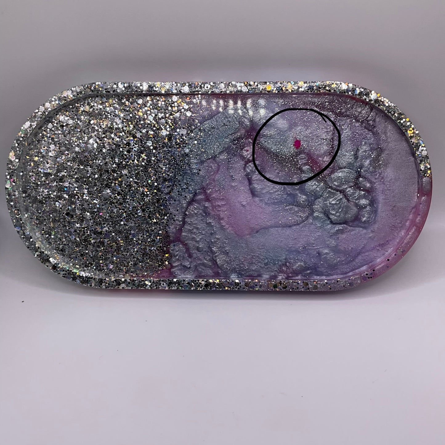 Imperfection Collection Oval Trinket Tray 237 (9X4 inches)
