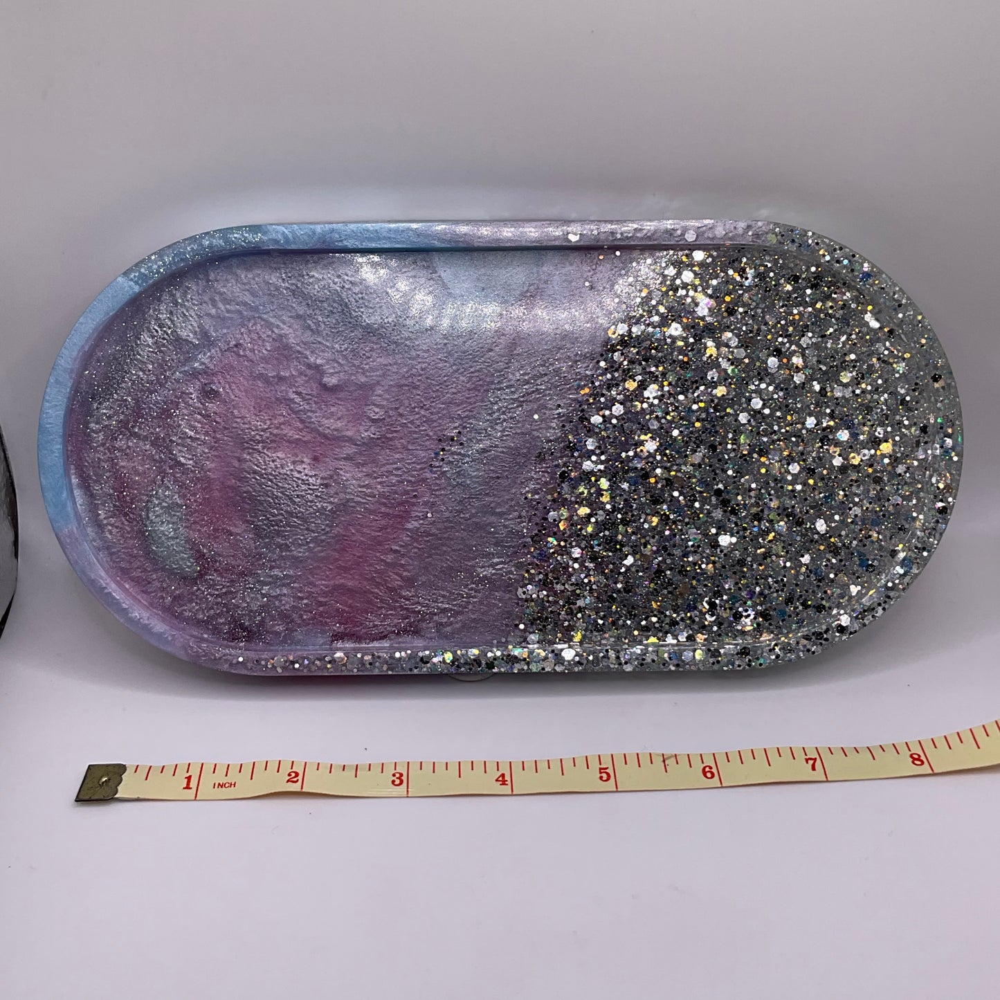 Arctic Aurora Oval Trinket Tray 239 (9X4 inches)