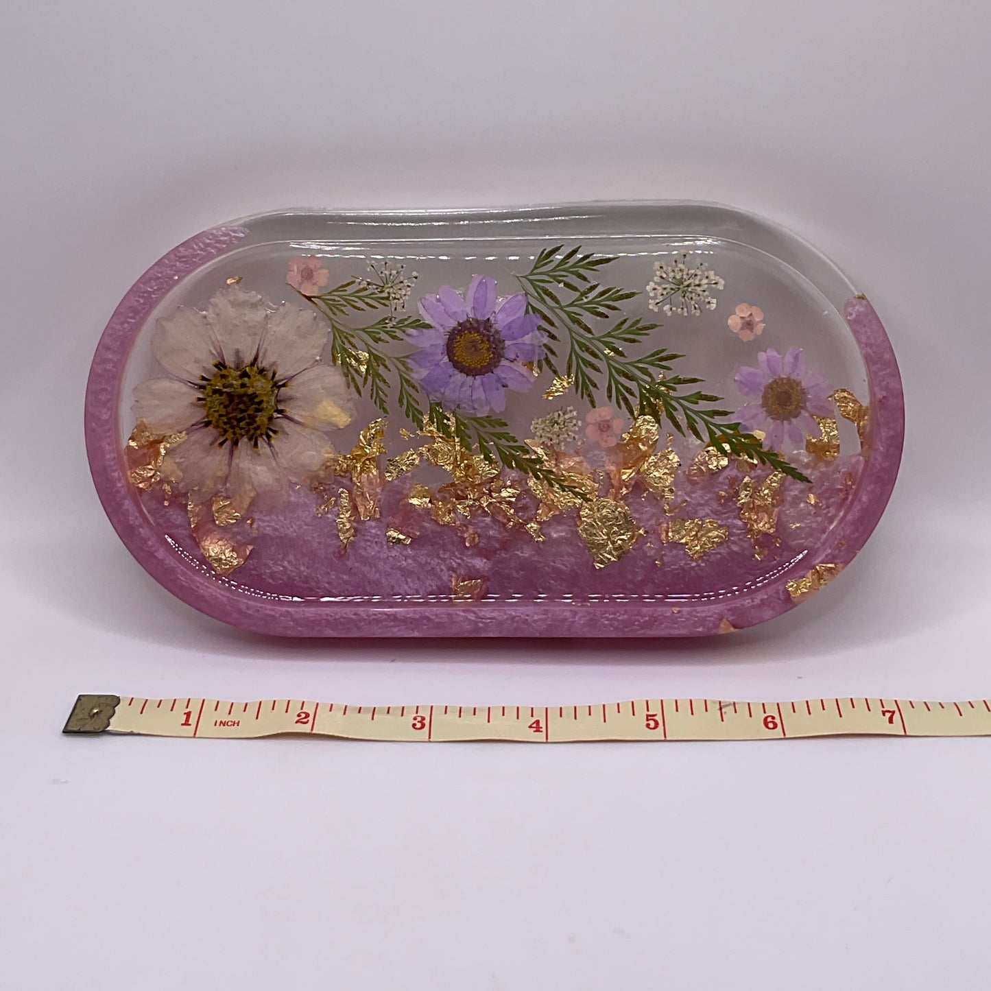 Flowers Oval Trinket Tray 260 (7x3.5 inches)