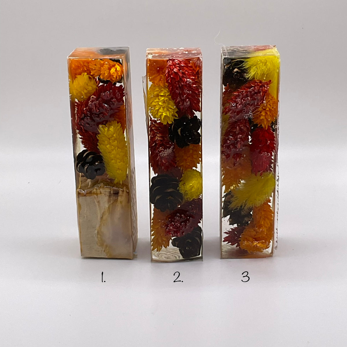 Colección de flores en miniatura de 4 pulgadas