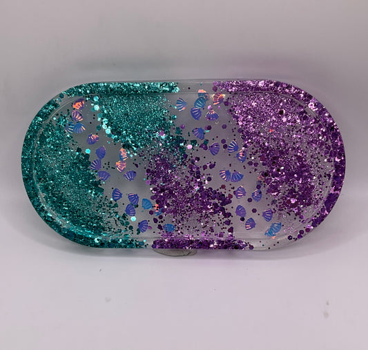 Mermaids & Magic Oval Trinket Tray 126 (7X 3.5 inches)