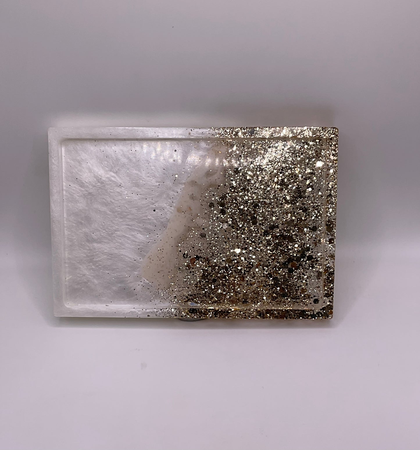 Champagne Rectangle Trinket Tray 129 (6X4inches)