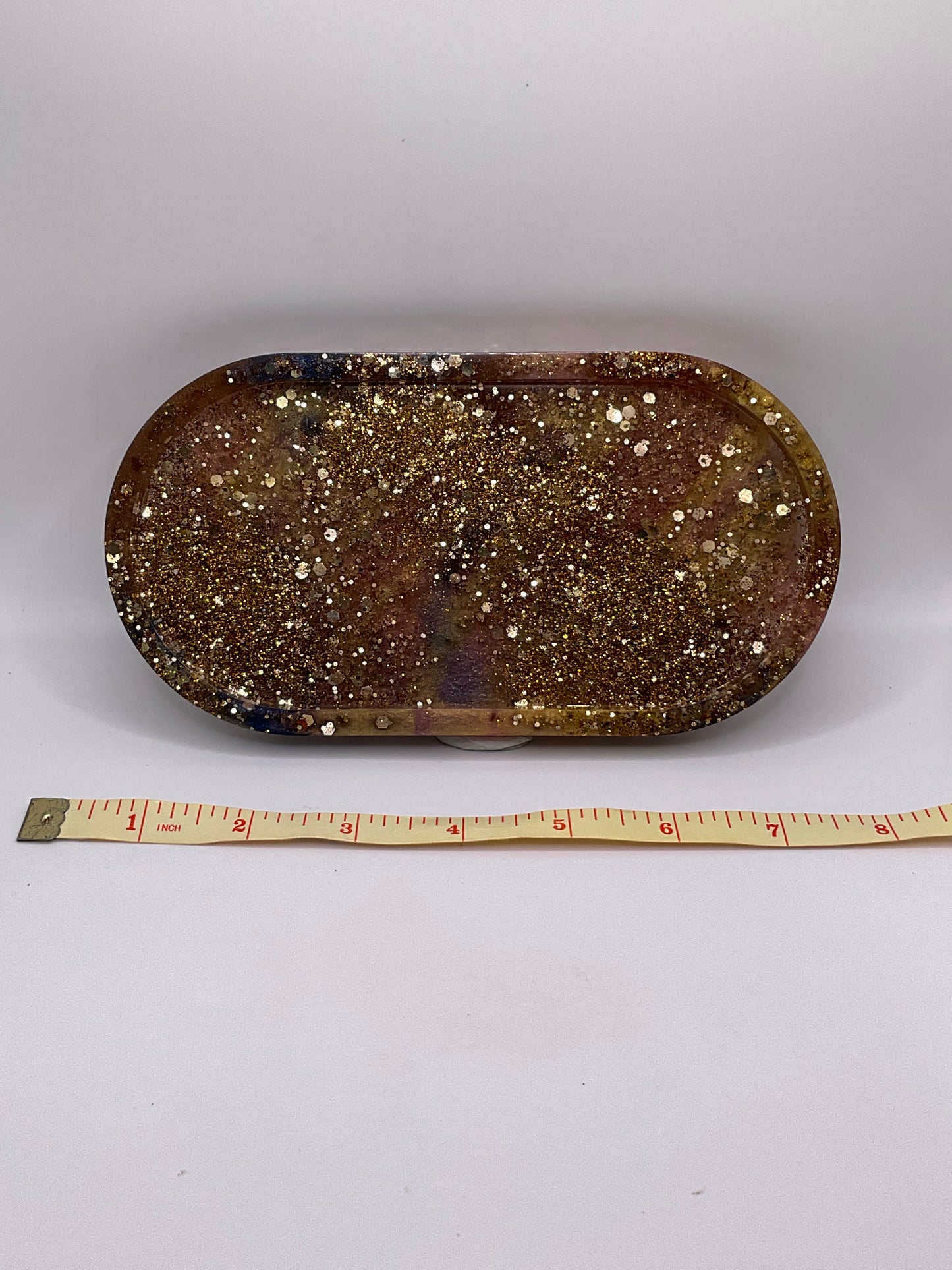 Dragon Scales Oval Trinket Tray 133 (7 X 3.5 inches)