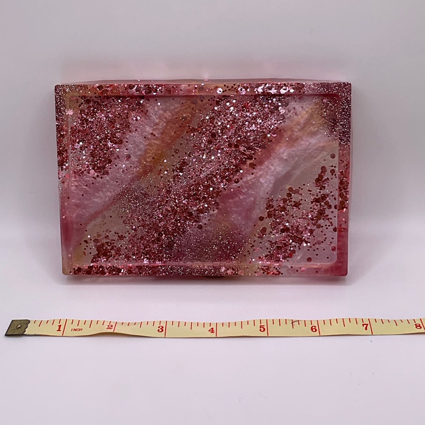 Spun Sugar Rectangle Trinket Tray 175 (4X6 inches)