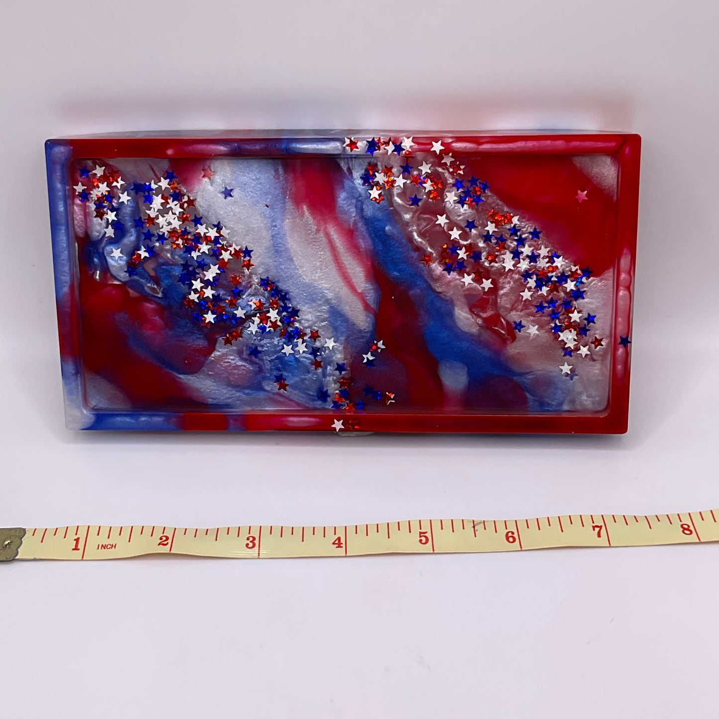 Independence Day Rectangle Trinket Tray 188 (4X6 inches)