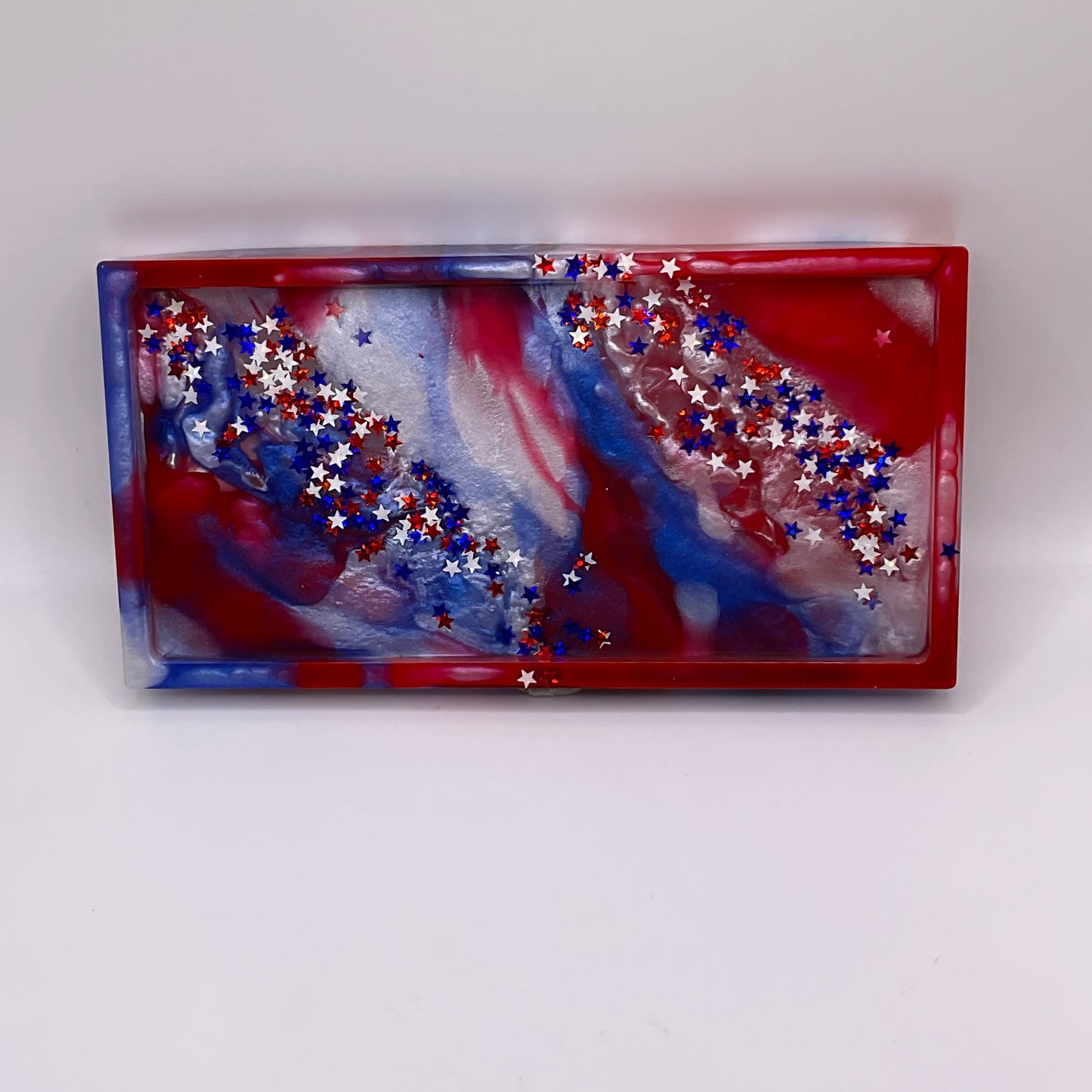 Independence Day Rectangle Trinket Tray 188 (4X6 inches)