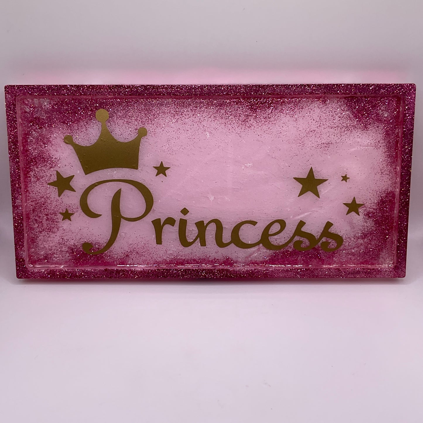 All Things Princess Rectangle Trinket Tray 195 (4.5 X 9 inches)
