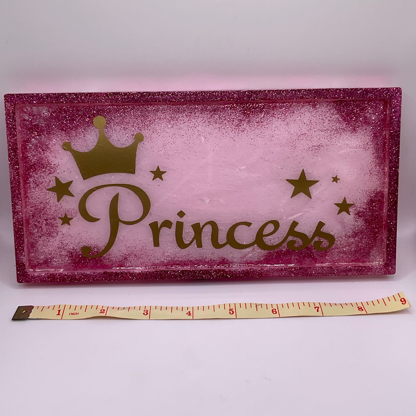 All Things Princess Rectangle Trinket Tray 195 (4.5 X 9 inches)