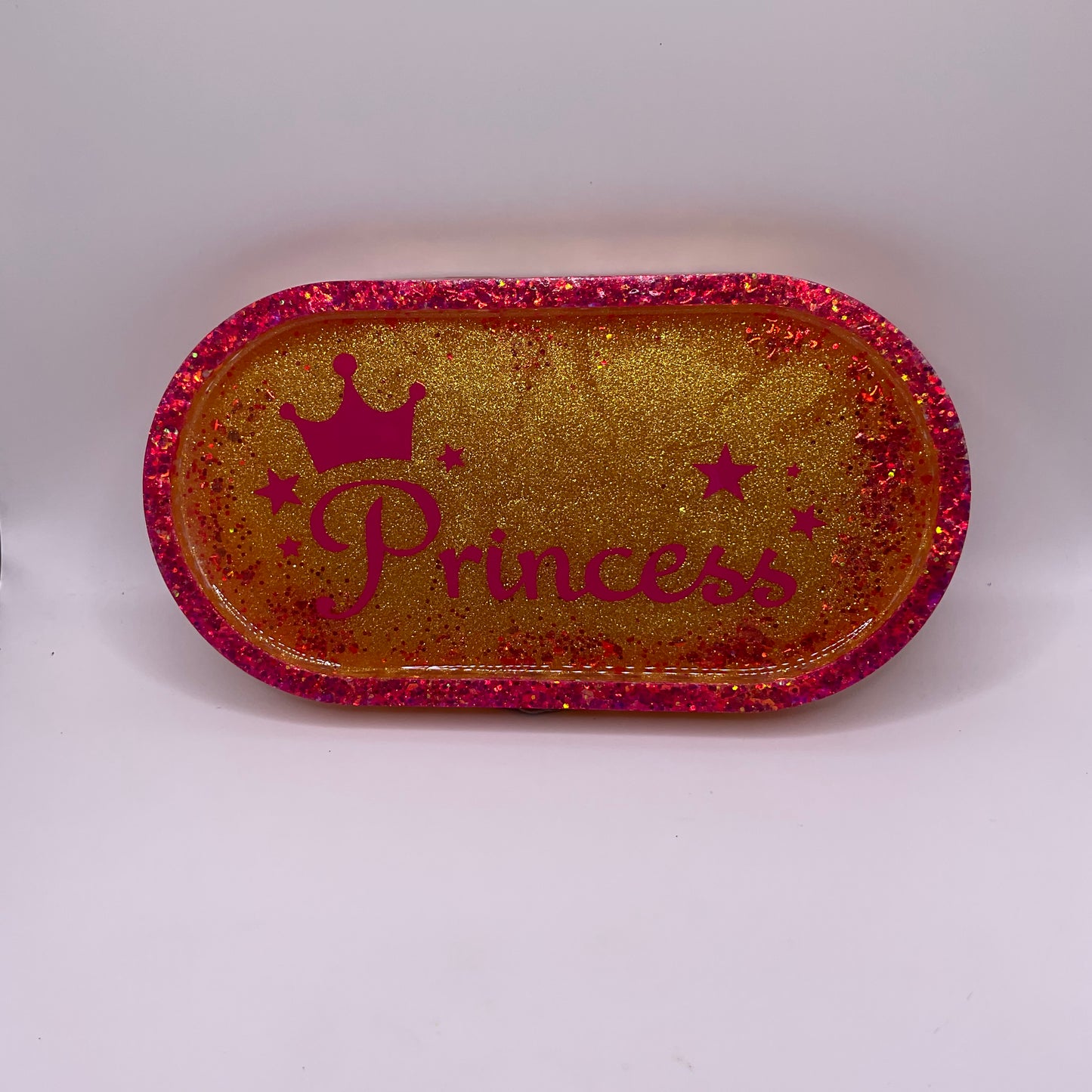 All Things Princess Oval Trinket Tray 199 (4 X 7 inches)