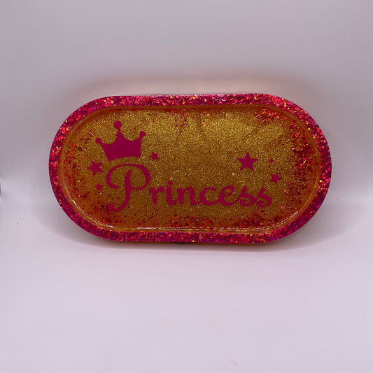 All Things Princess Oval Trinket Tray 199 (4 X 7 inches)