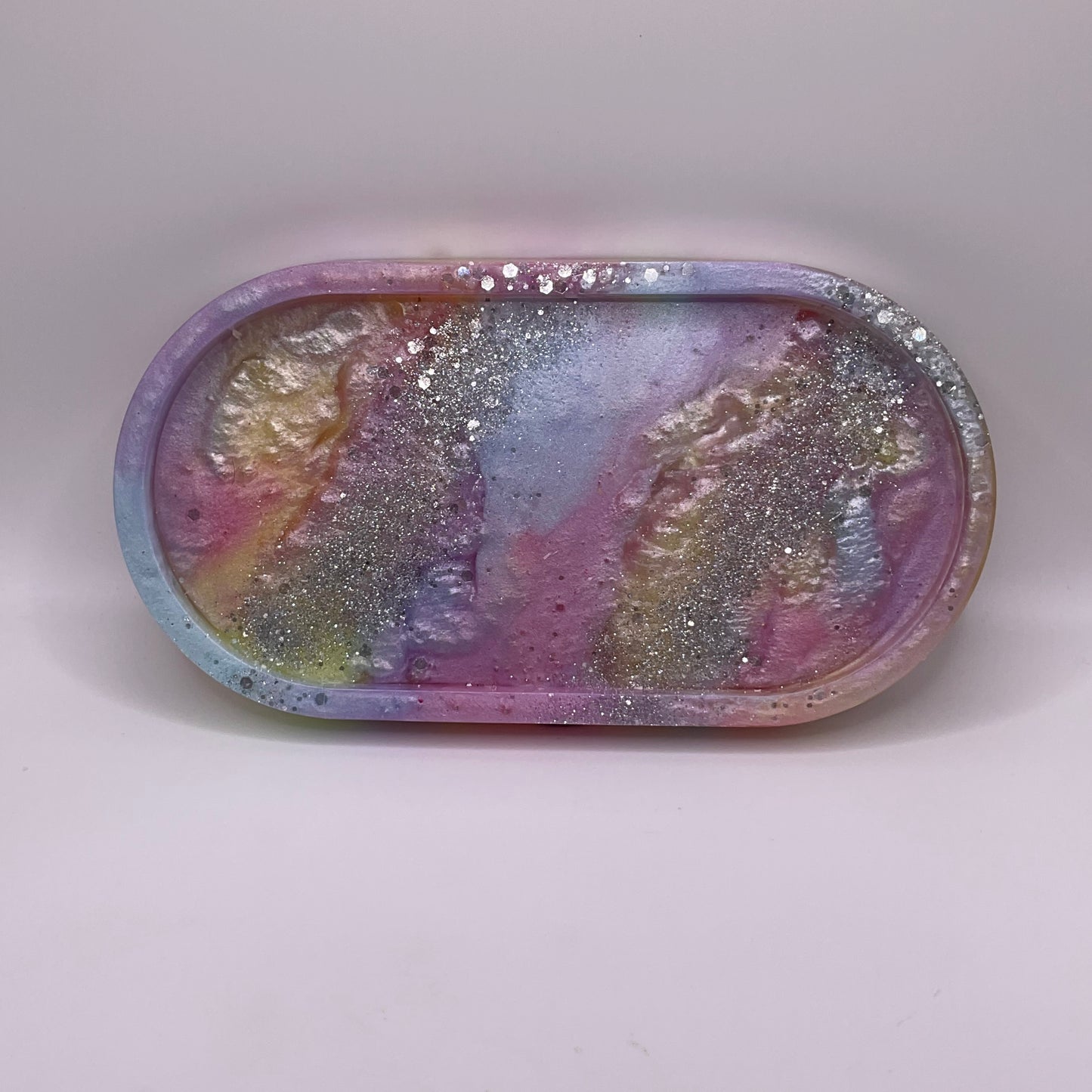 Magical Unicorn Oval Trinket Tray 205 (7X3.5inches)