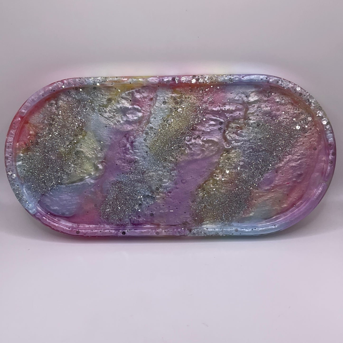 Magical Unicorn Oval Trinket Tray 206 (9X4 inches)