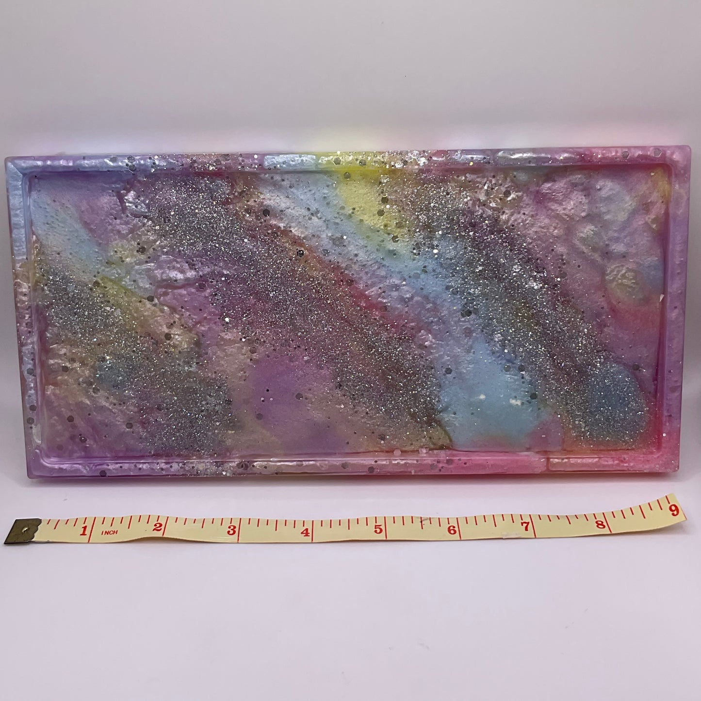 Magical Unicorn Rectangle Trinket Tray 207 (9X4 inches)