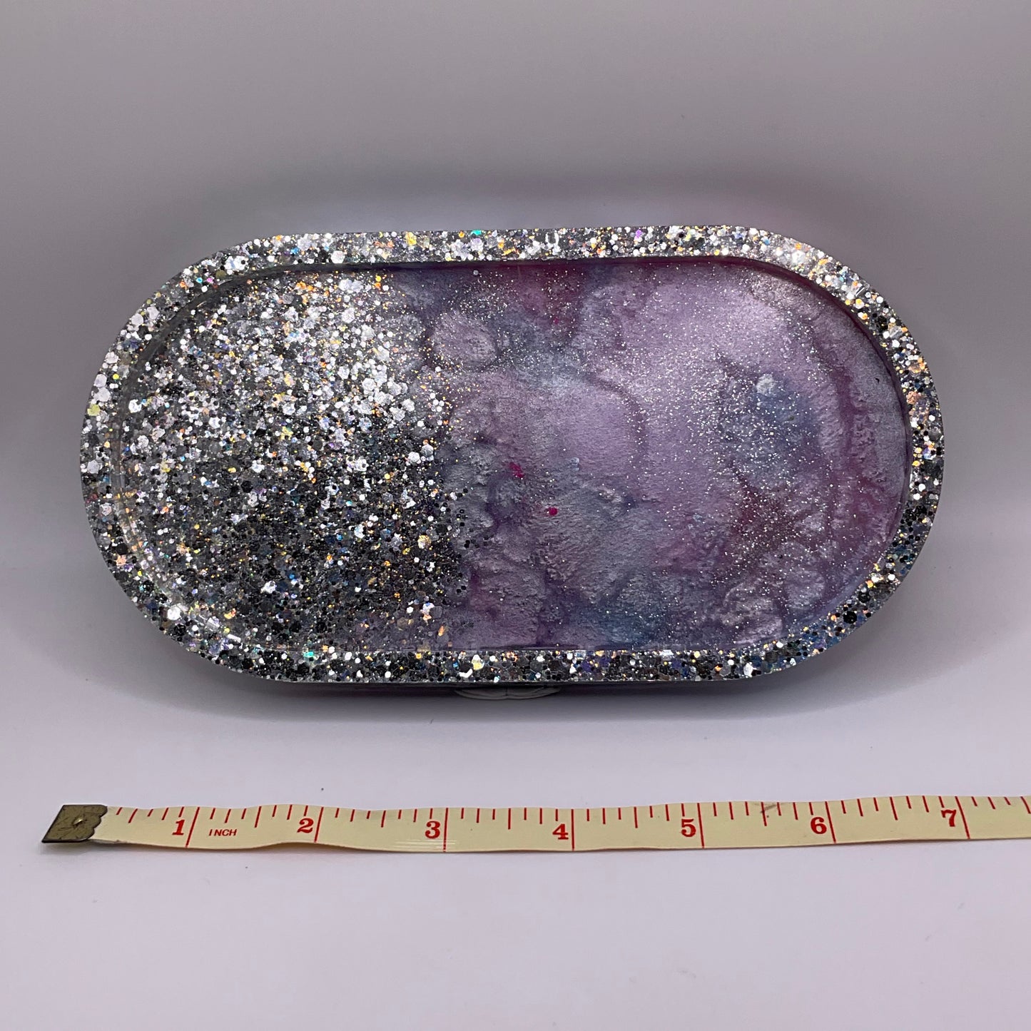 Imperfection Collection Oval Trinket Tray 236 (7X 3.5 inches)
