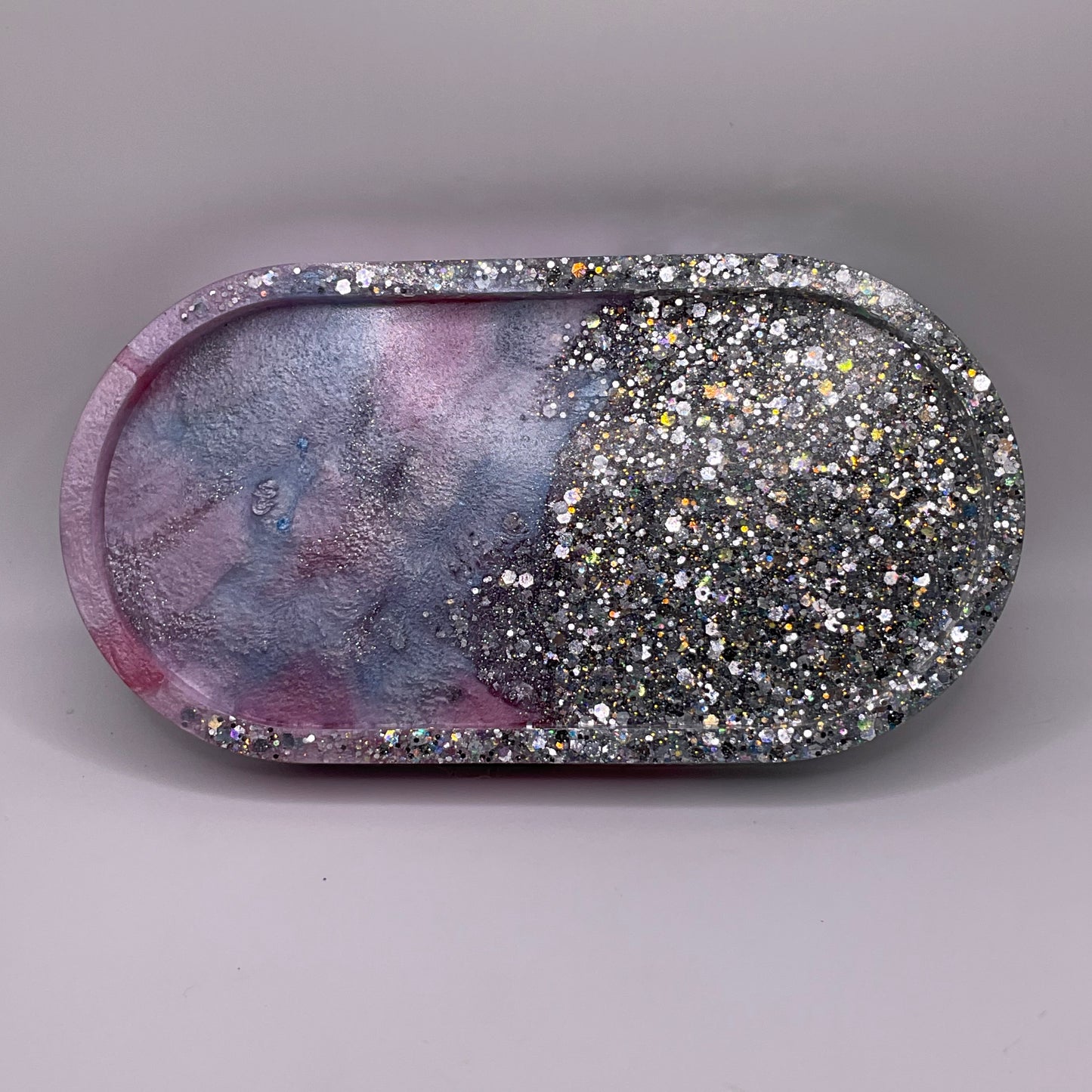 Arctic Aurora Oval Trinket Tray 241 (7x3.5 inches)