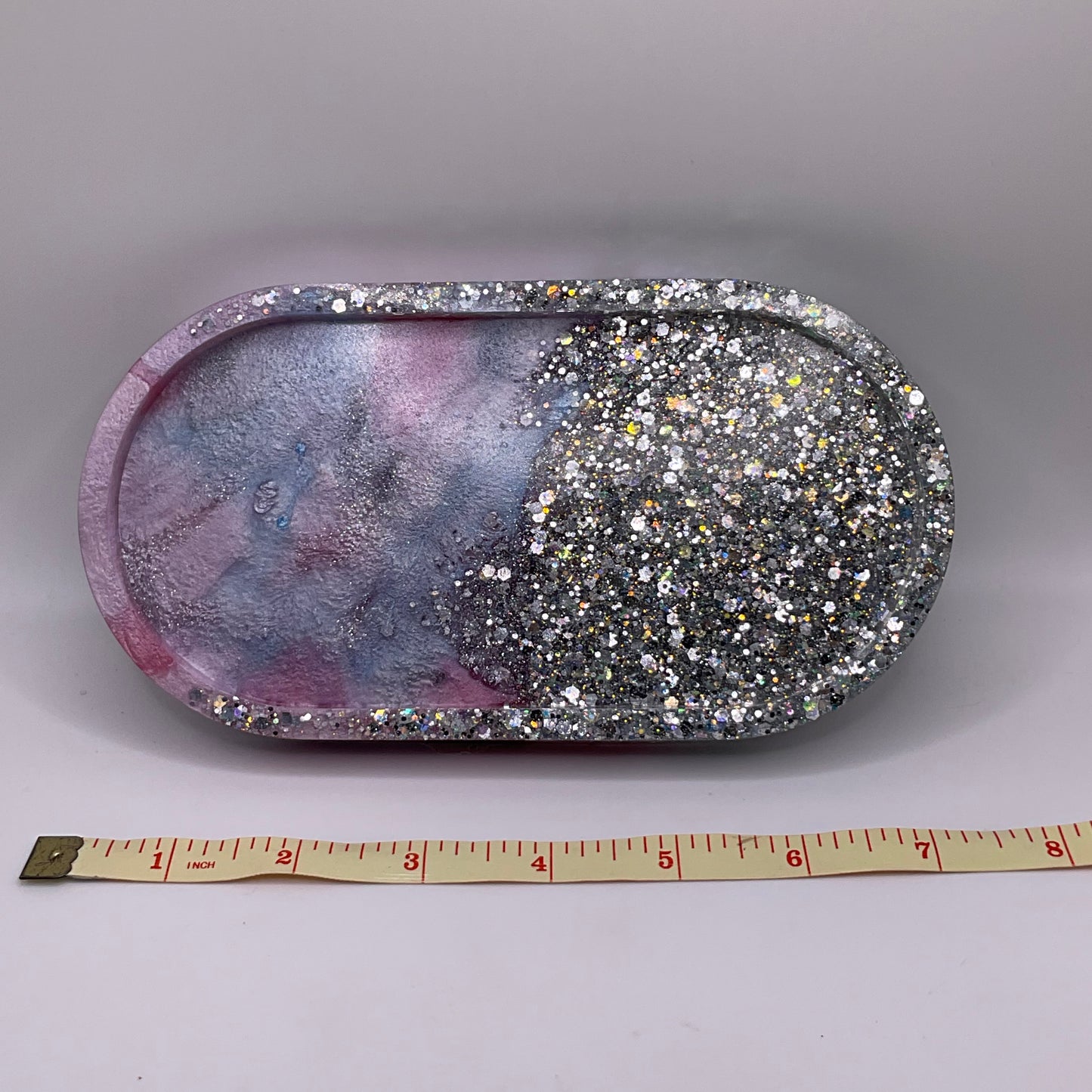 Arctic Aurora Oval Trinket Tray 241 (7x3.5 inches)