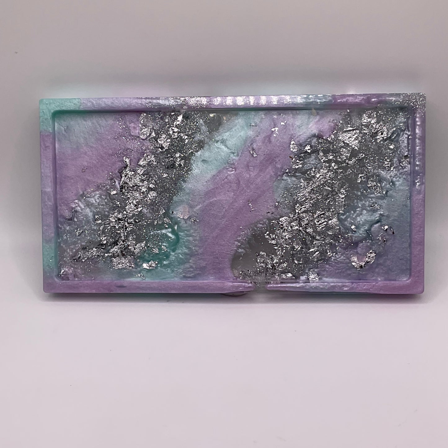 Lavender Mist Rectangle Trinket Tray 243 (7x3.5 inches)