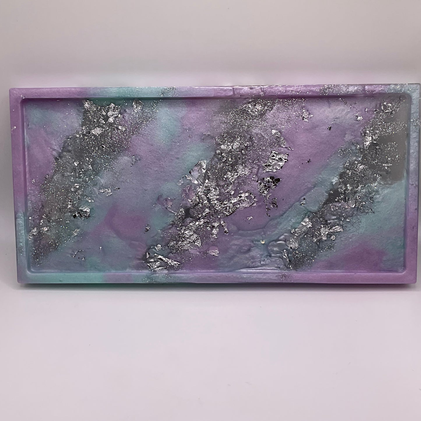 Lavender Mist Rectangle Trinket Tray 245 (9x4 inches)