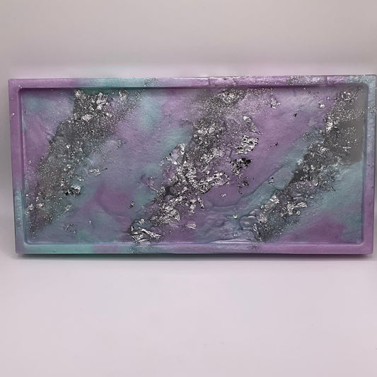 Lavender Mist Rectangle Trinket Tray 245 (9x4 inches)