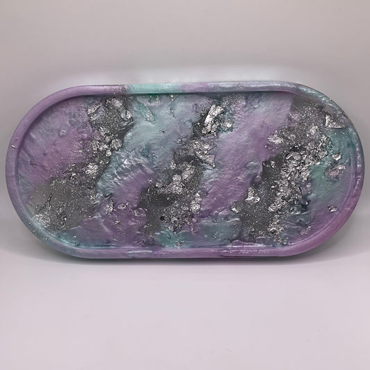 Lavender Mist Oval Trinket Tray 246 (9x4 inches)