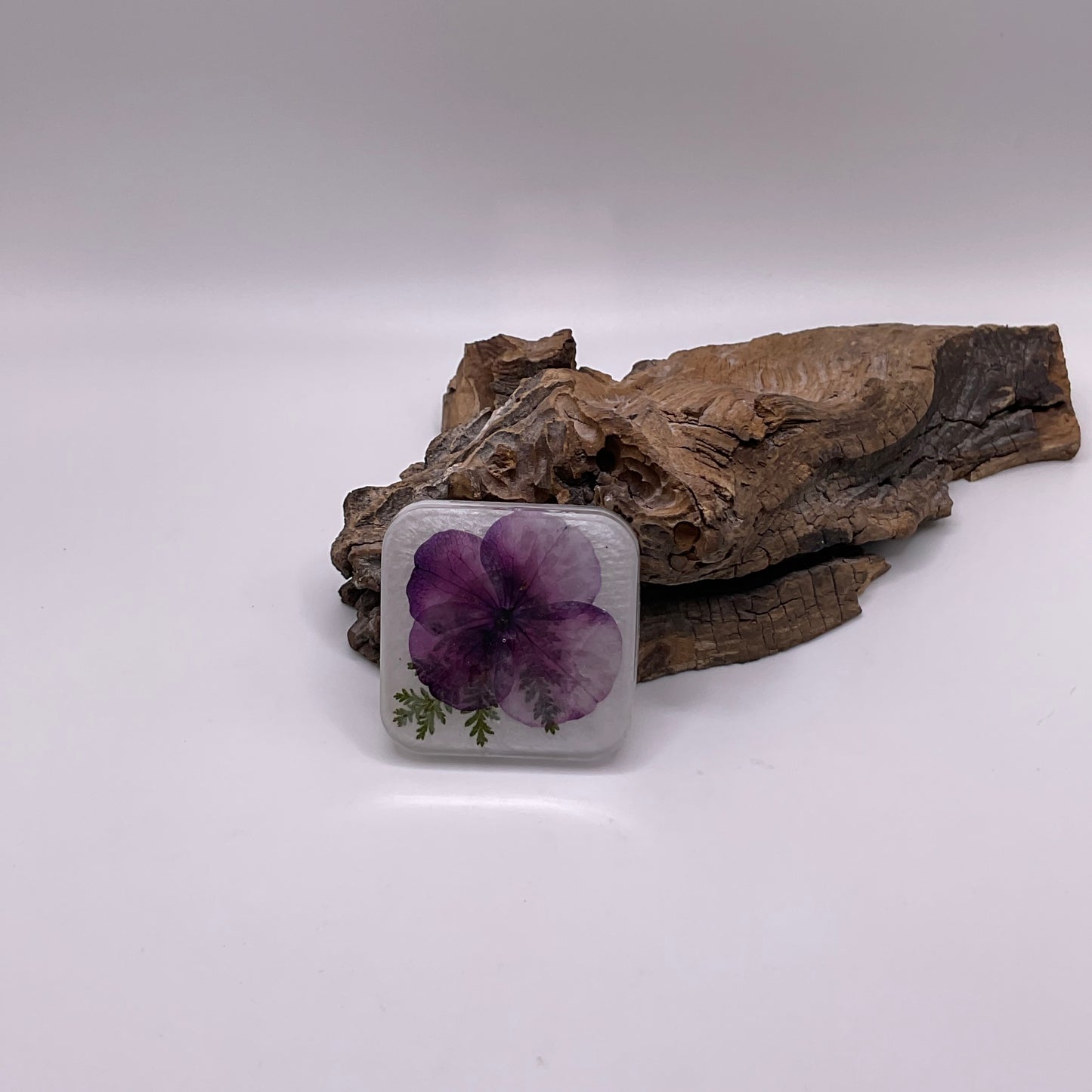 Flowers Oval Trinket Tray & Cover Minder Set 247 (9x4 inches)
