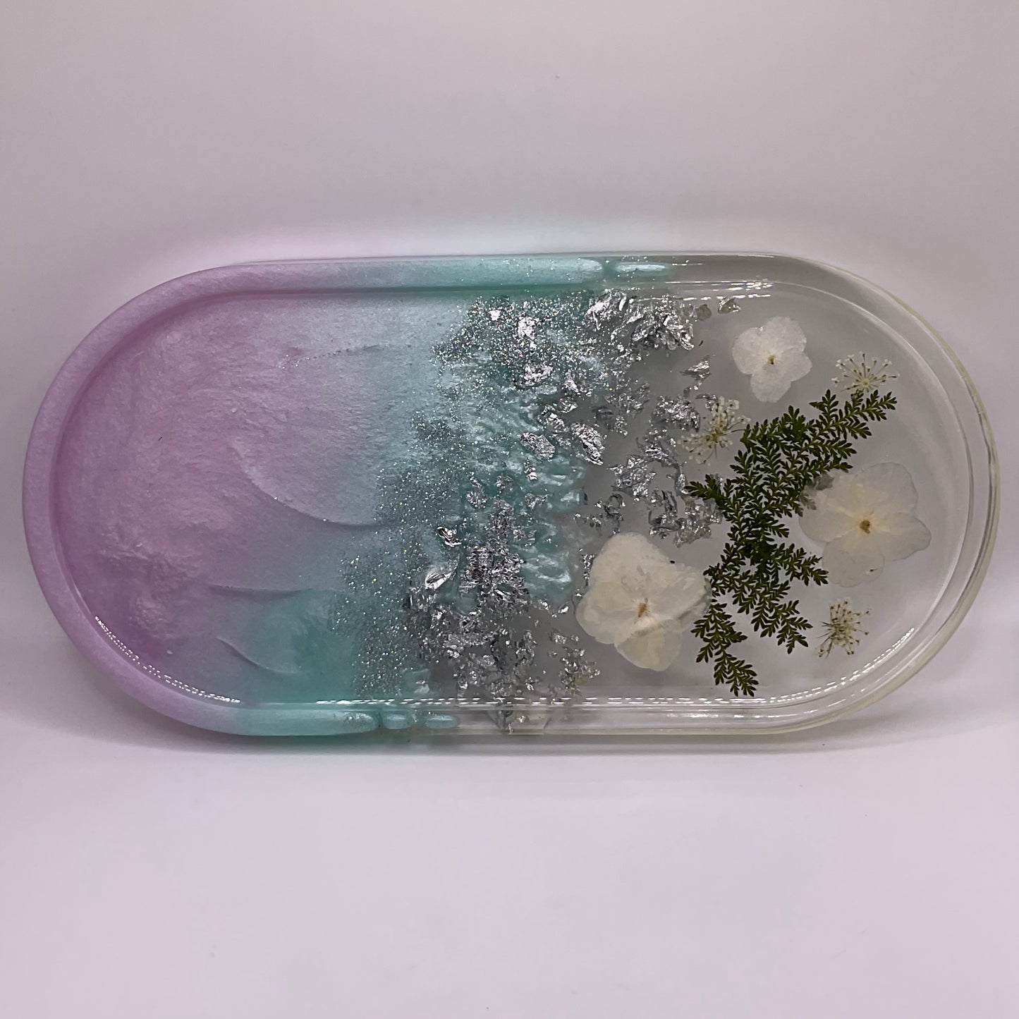 Flowers Oval Trinket Tray 254 (9x4 inches)