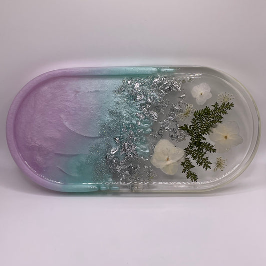 Flowers Oval Trinket Tray 254 (9x4 inches)