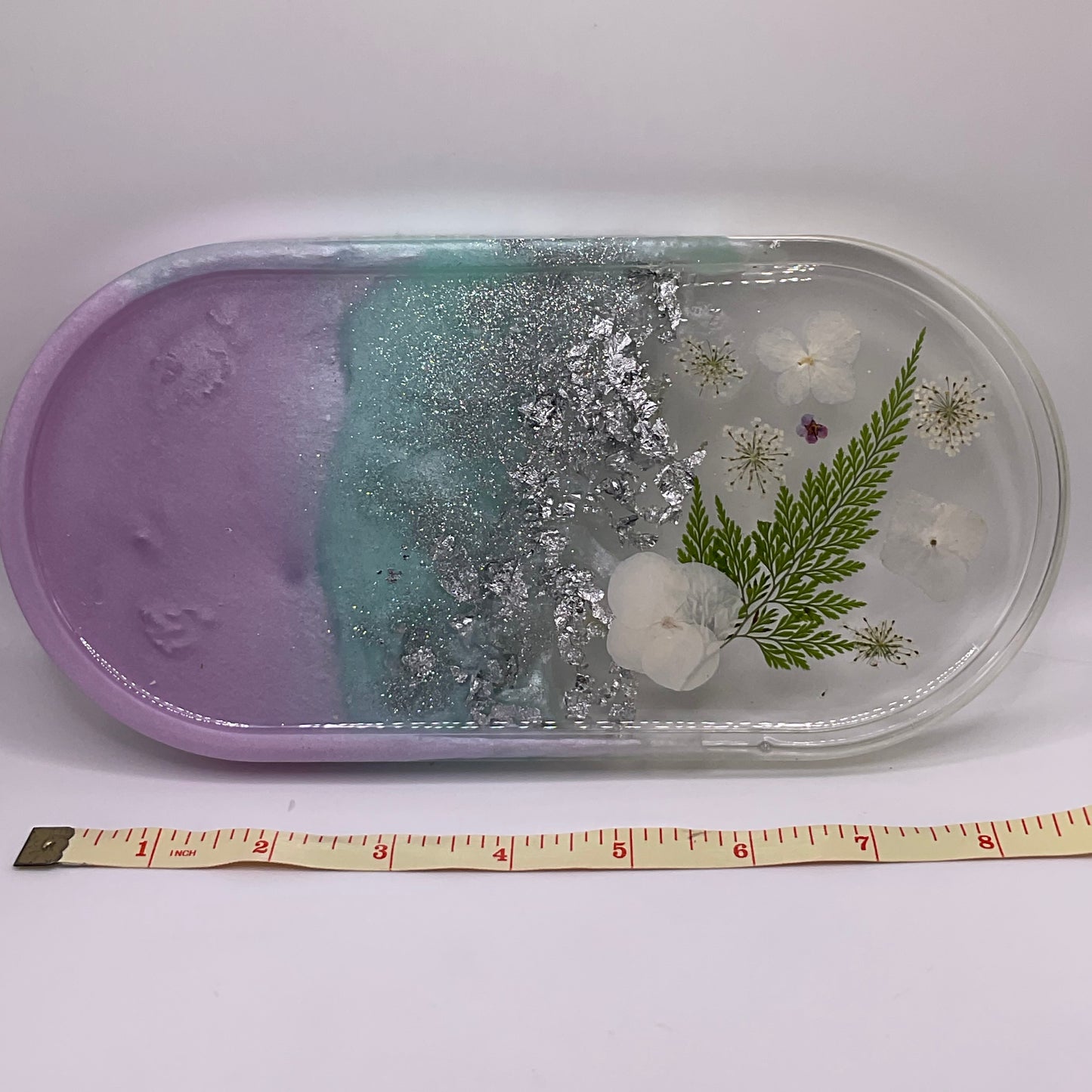 Flowers Oval Trinket Tray 255 (9x4 inches)