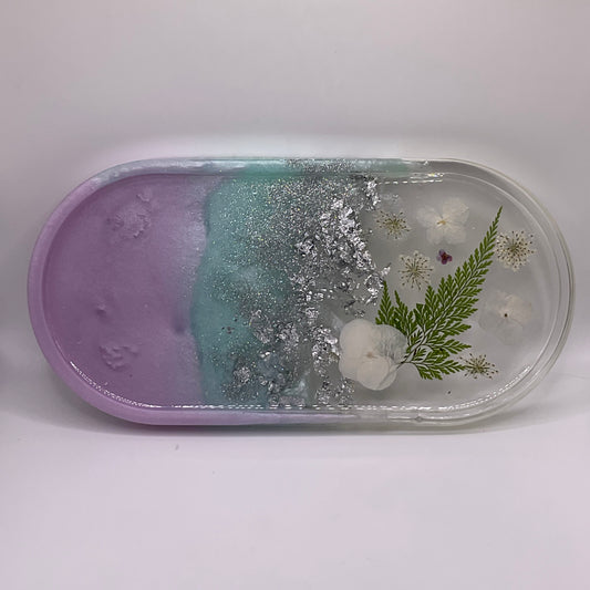 Flowers Oval Trinket Tray 255 (9x4 inches)