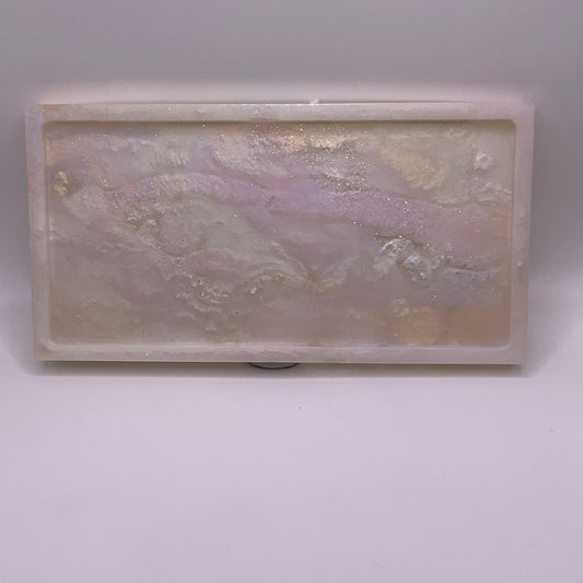 Ghost Rectangle Trinket Tray 264 (7x3.5 inches)