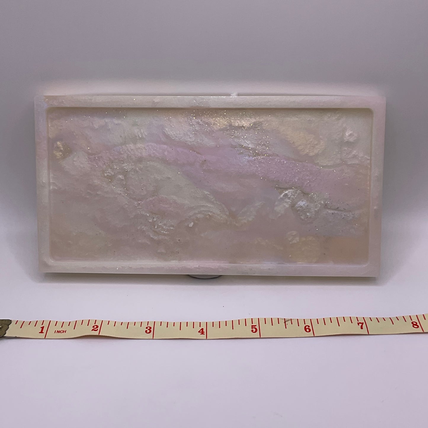 Ghost Rectangle Trinket Tray 264 (7x3.5 inches)