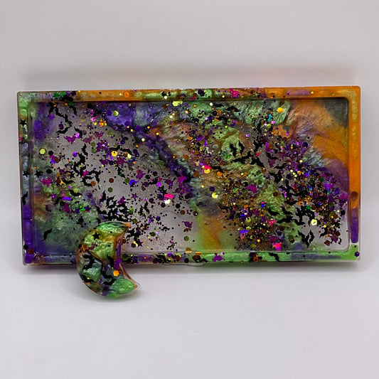 Hocus Pocus Trinket Tray & Cover Minder Set 285 (7x3.5 inches)