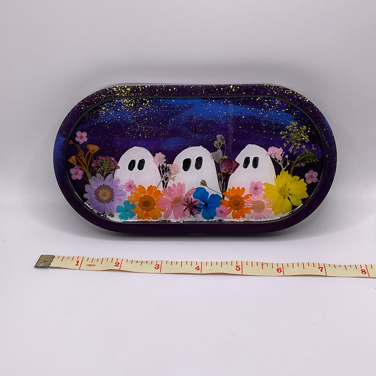 Ghost in the Garden Trinket Tray & Cover Minder Set 300 (7x3.5 inches)