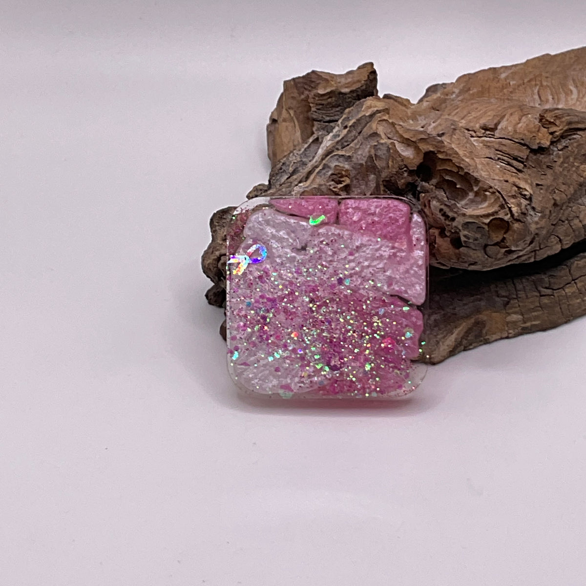 Breast Cancer Awareness Trinket Tray & Cover Minder Set 308 (7X3.5 inches)
